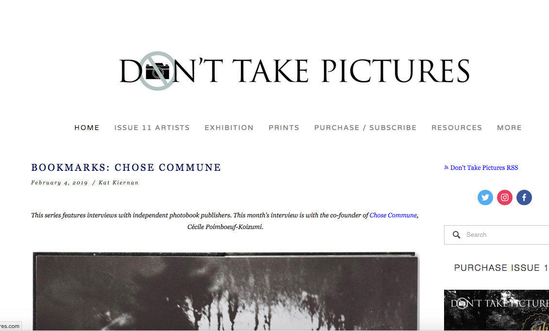 Don’t take pictures